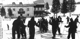 Corsi di sci al Passo Lavazè, 1940 