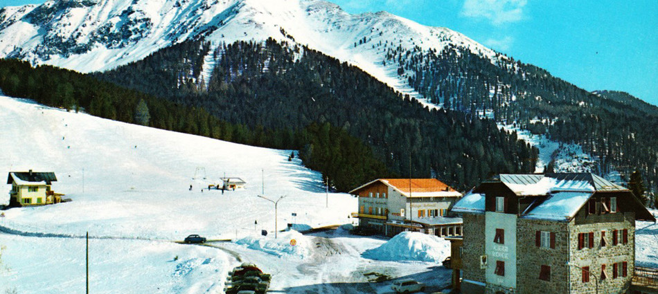 Le piste Pala Santa viste dallo Sport Hotel Lavazè
